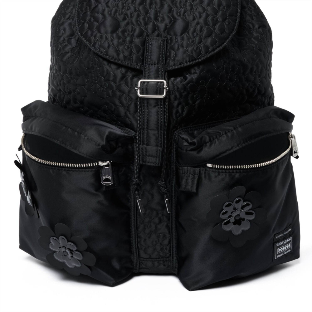 Cecilie Bahnsen × PORTER 全黑尼龍背包