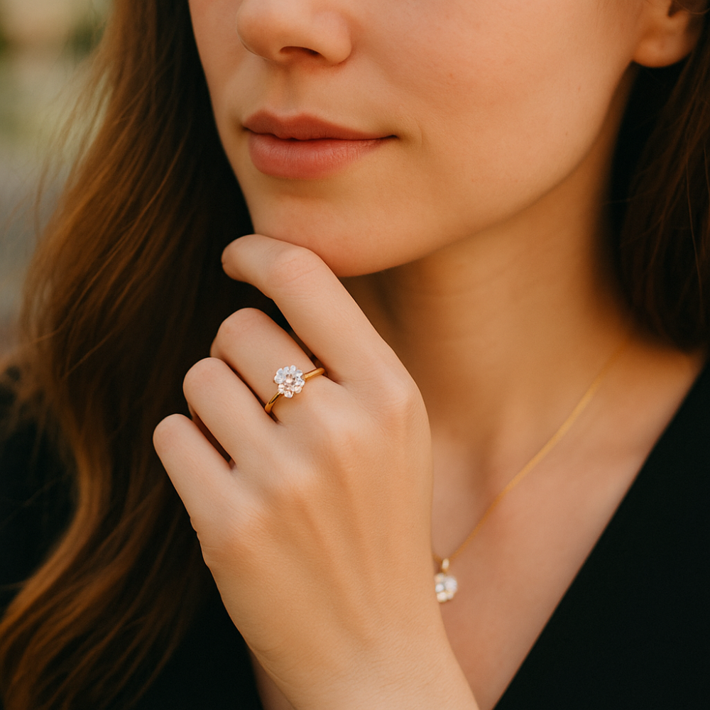 根據慣用手選擇佩戴位置更為實用~如果慣用右手,建議將戒指戴在左手,以減少磨損。