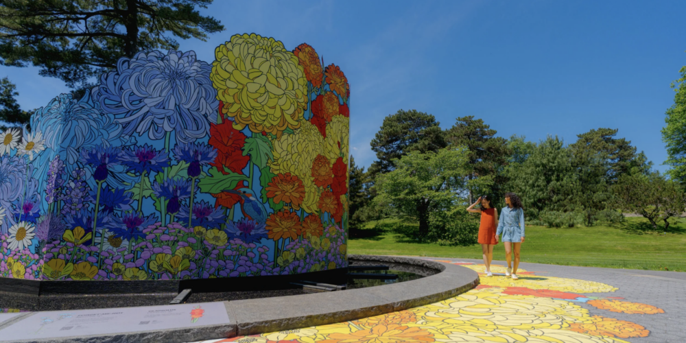 模仿梵高在阿爾勒療養院描繪的《向日葵》系列