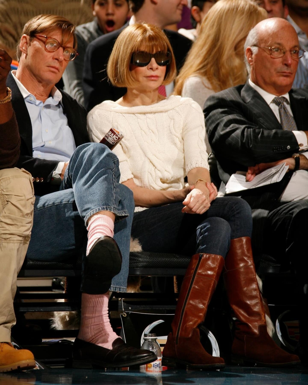 她說名人就是現代的超模，於是《Vogue》的封面從超模走向演員與歌手