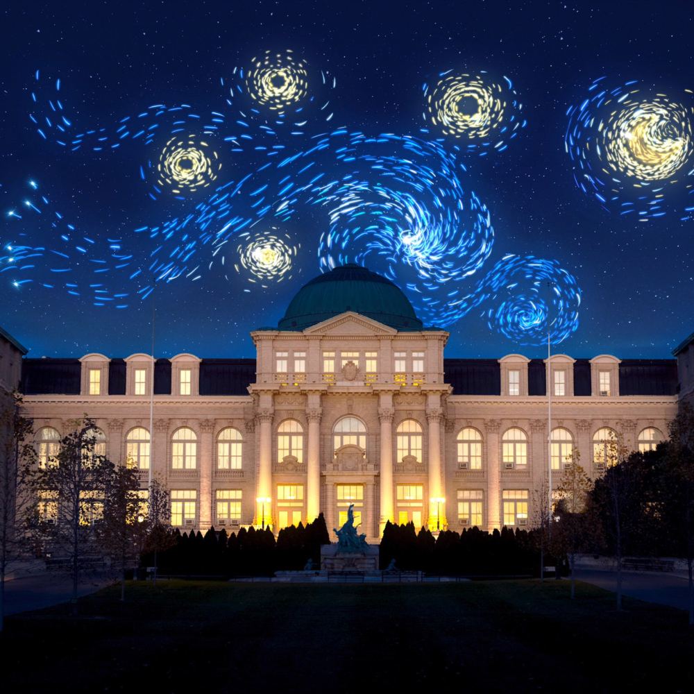 夜間《星空》無人機光影秀