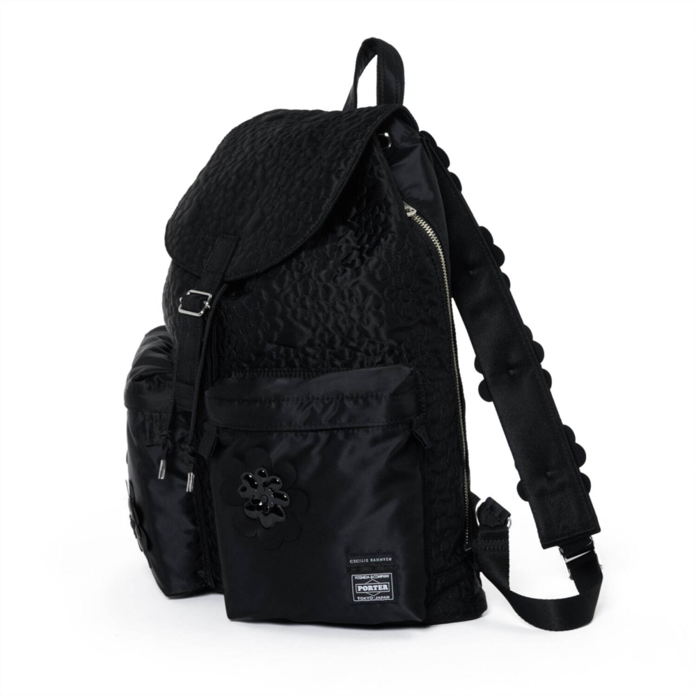 Cecilie Bahnsen × PORTER 全黑尼龍背包