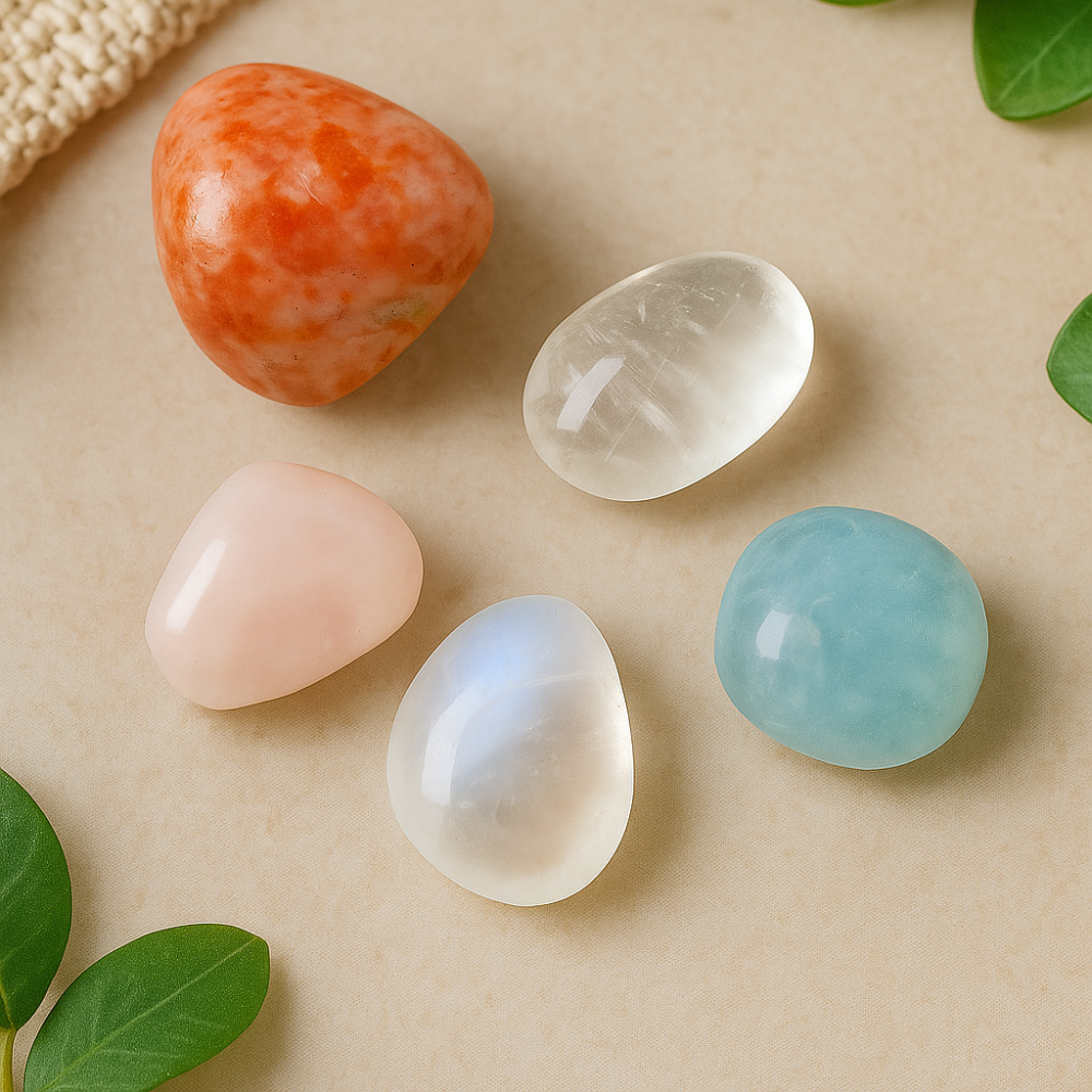 為了發揮太陽石的最佳功效,可搭配以下其他水晶一同使用,達到互補和平衡。