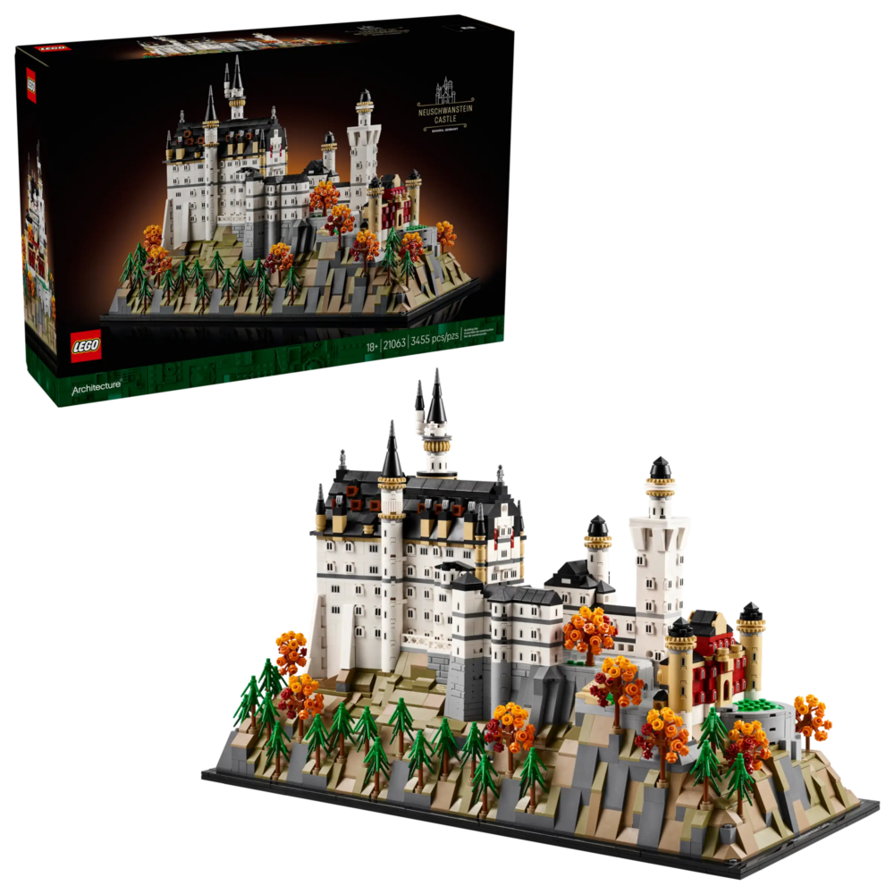 LEGO推出的「德國新天鵝堡」(編號 21063)。