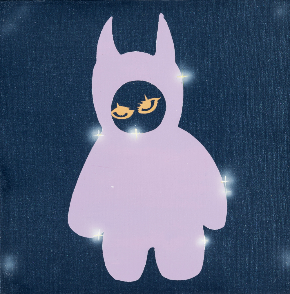 那些色塊的堆疊，像是17歲少女人生裡的撞牆期，有困惑、有孤單，但更多是「我要成為誰」的自問