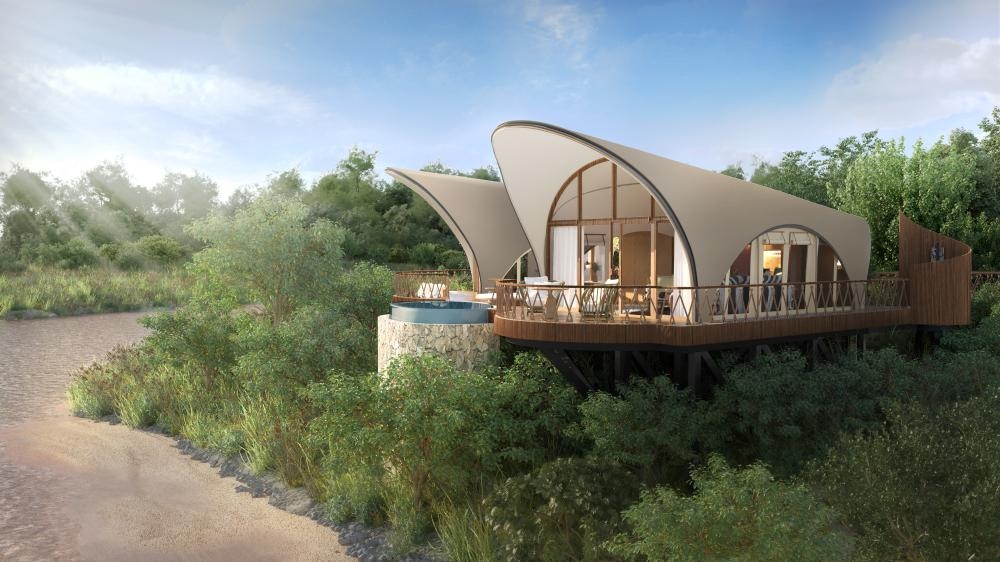 打造一座與自然對話的野奢營地。