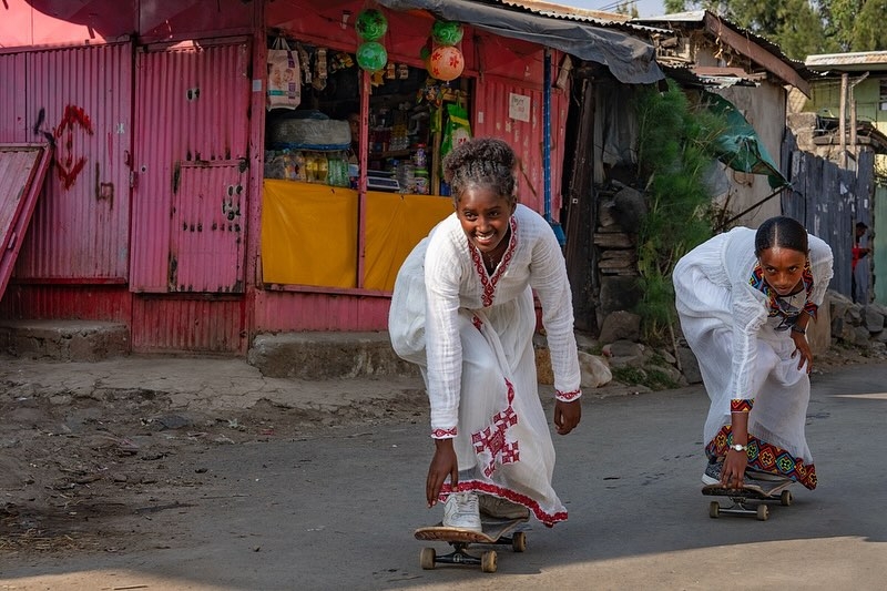 團體名稱叫做 Ethiopian Girl Skaters,簡稱 EGS
