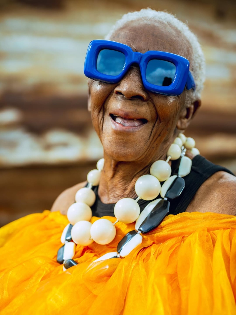 來自非洲尚比亞鄉村地區的時尚奶奶Margret Chola。