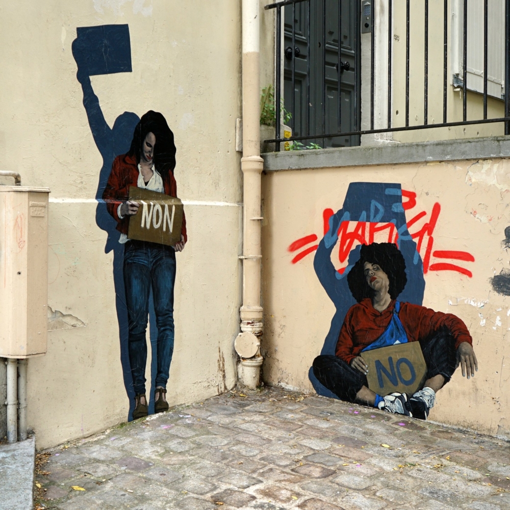 Levalet 理解並接受這種無常：「街道是我必須入侵的創作空間」