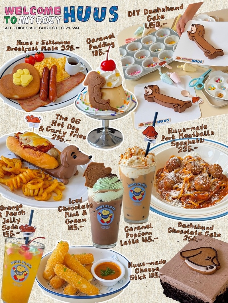 快閃店內的菜單更是特別設計