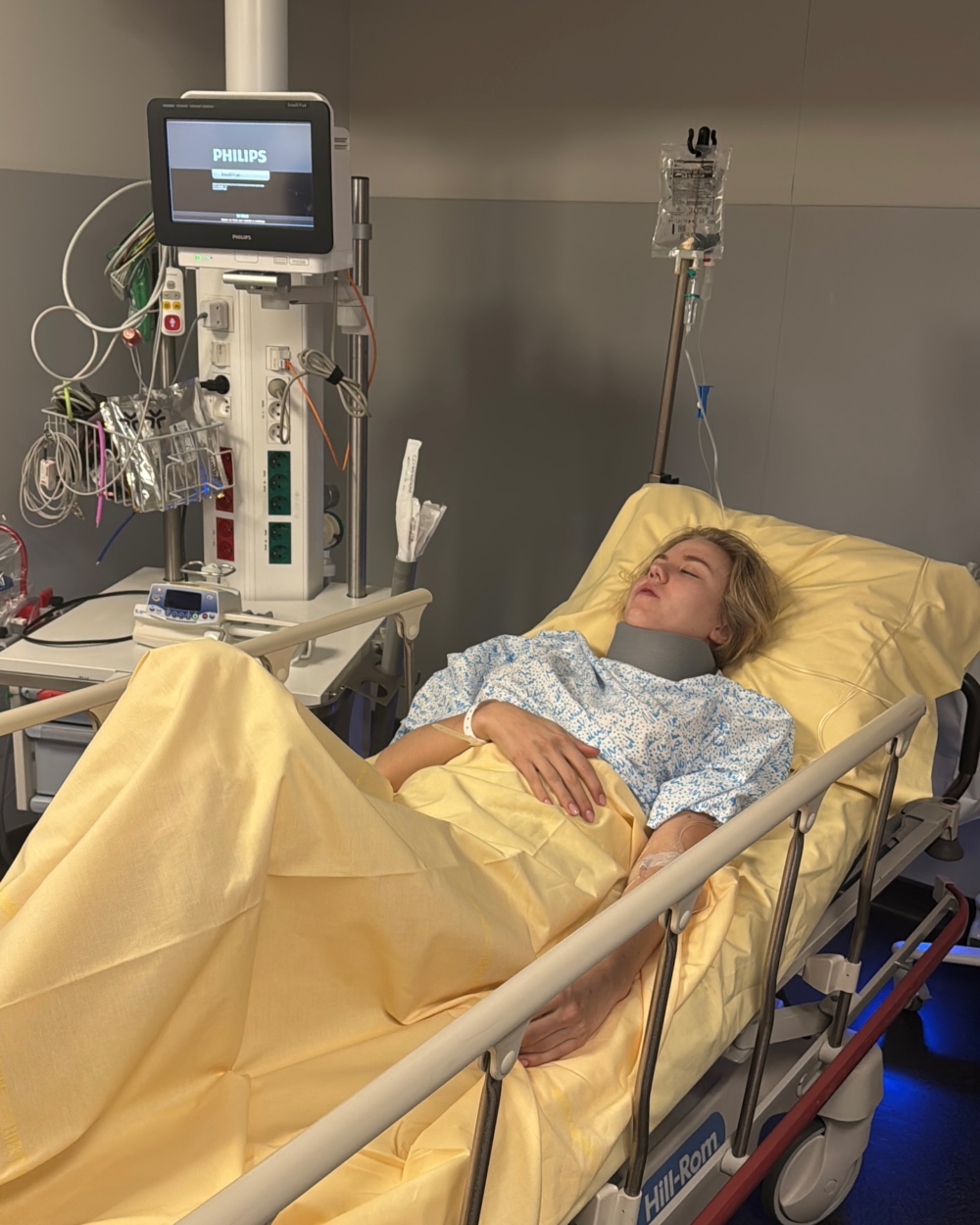 在今年 2025 年的 5 月Carolina 在社群上分享了自己騎重機發生嚴重車禍的經歷