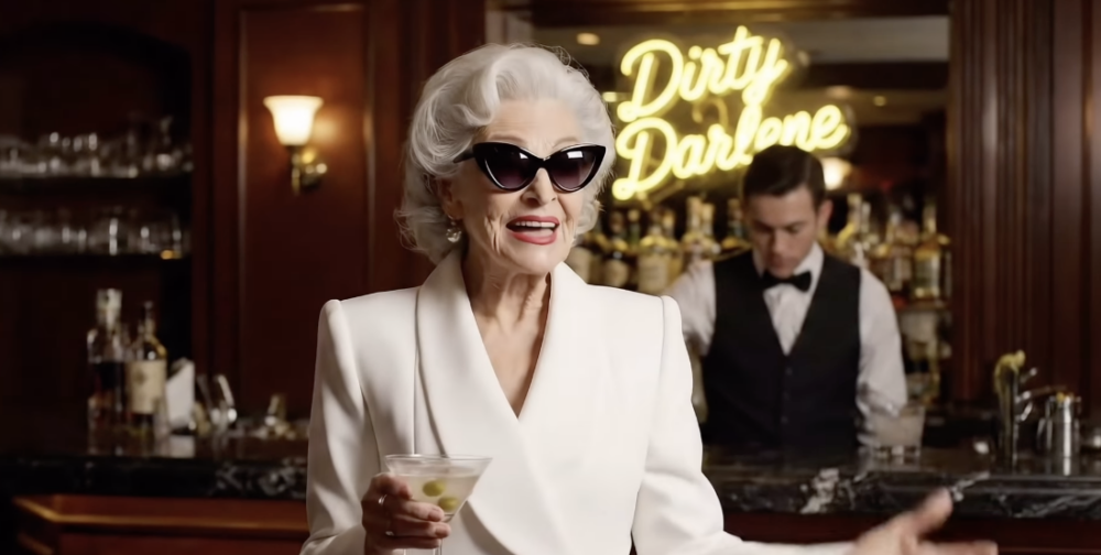 Dirty Darlene跟Granny Spills是利用生成式AI與影像建模技術創造出來的數位角色。