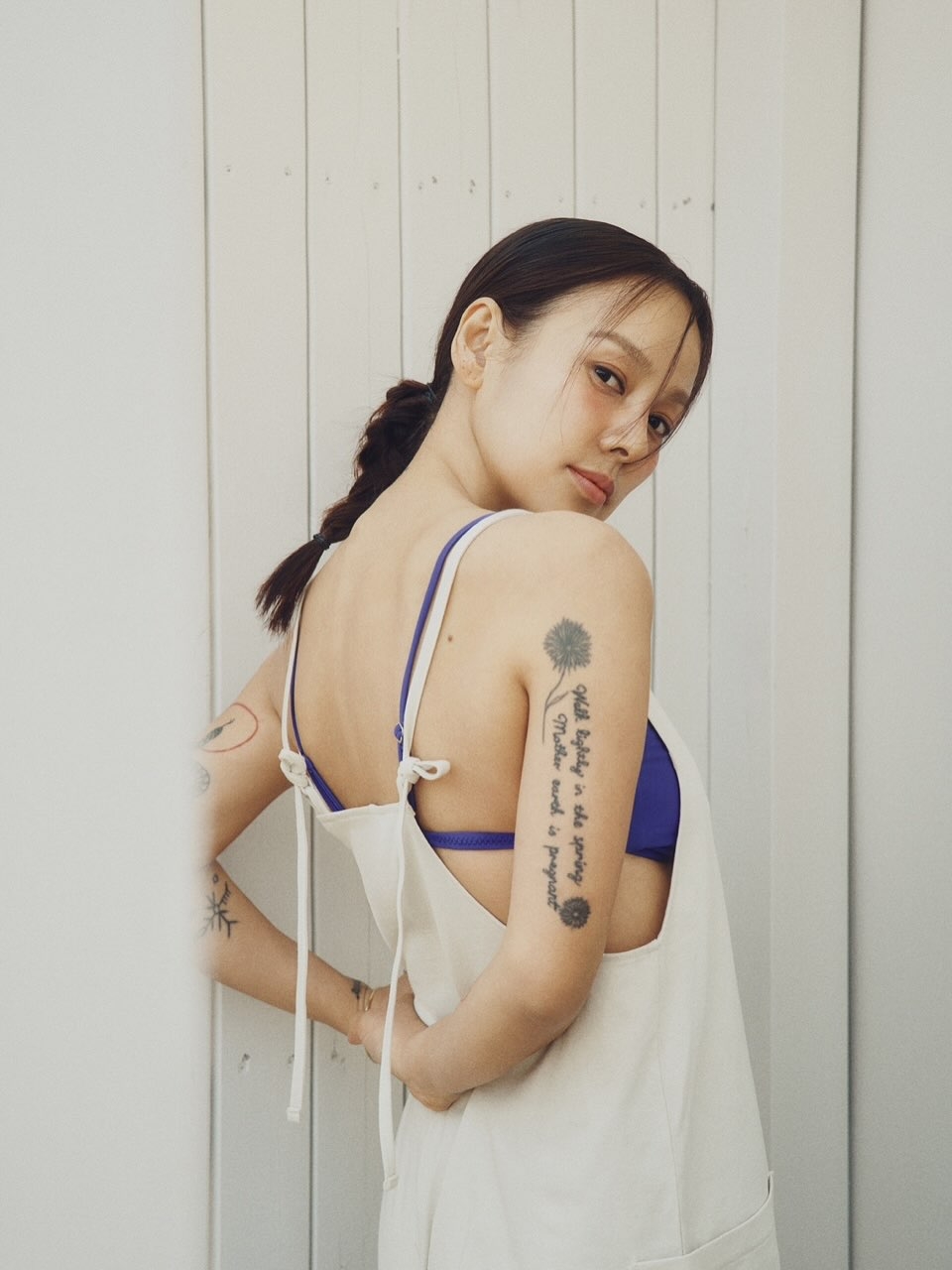 「Ananda」這個梵文名字，不只是她瑜伽館的招牌，更是她刻在皮膚上的信仰