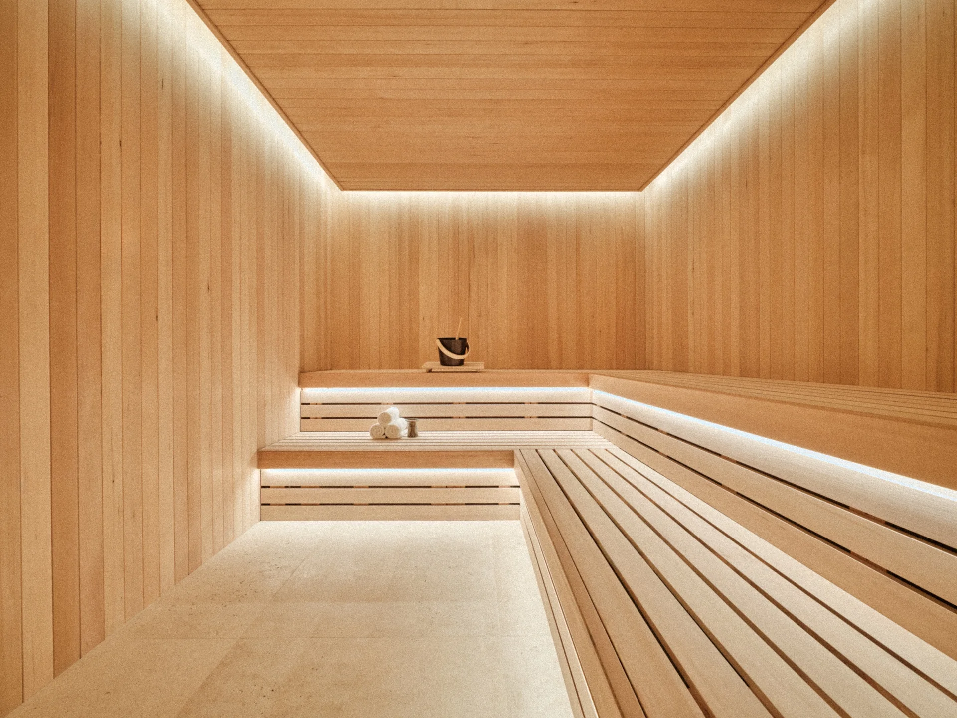 與 Giorgio Armani 合作的水療區是亮點之一