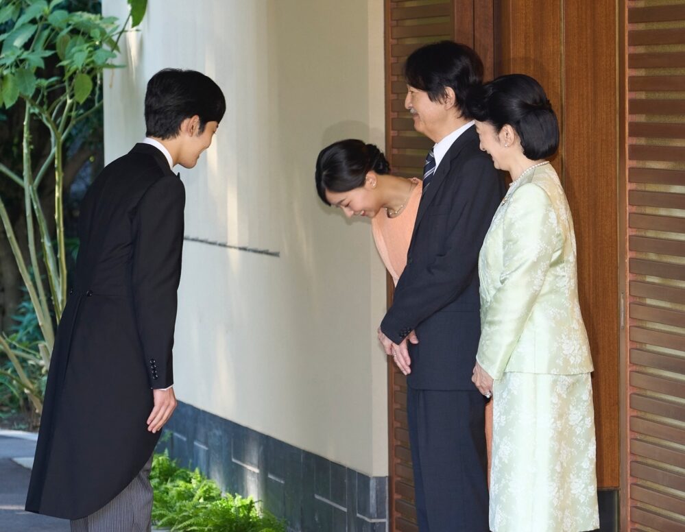 由於現行《皇室典範》僅允許男性血脈繼承皇位，自悠仁親王成年後，日本皇室內再無年幼的男性皇族