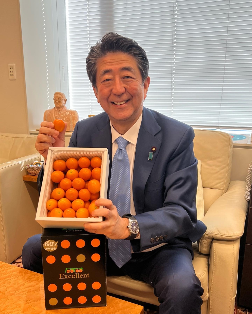 可以說是她堅定的政治信念，以及安倍晉三的鼎力支持所共同造就的