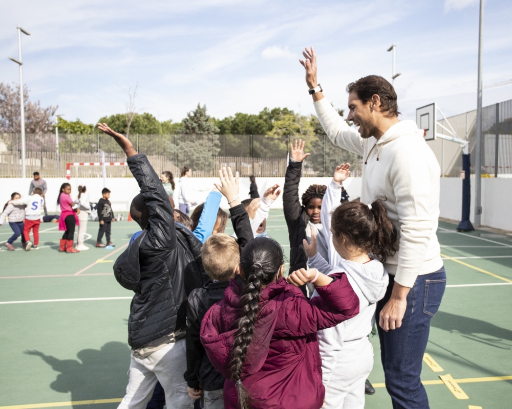 拿度創立的Rafa Nadal Foundation（RNF）影響力延伸至西班牙及印度，透過多個項目將慈善放眼全球。