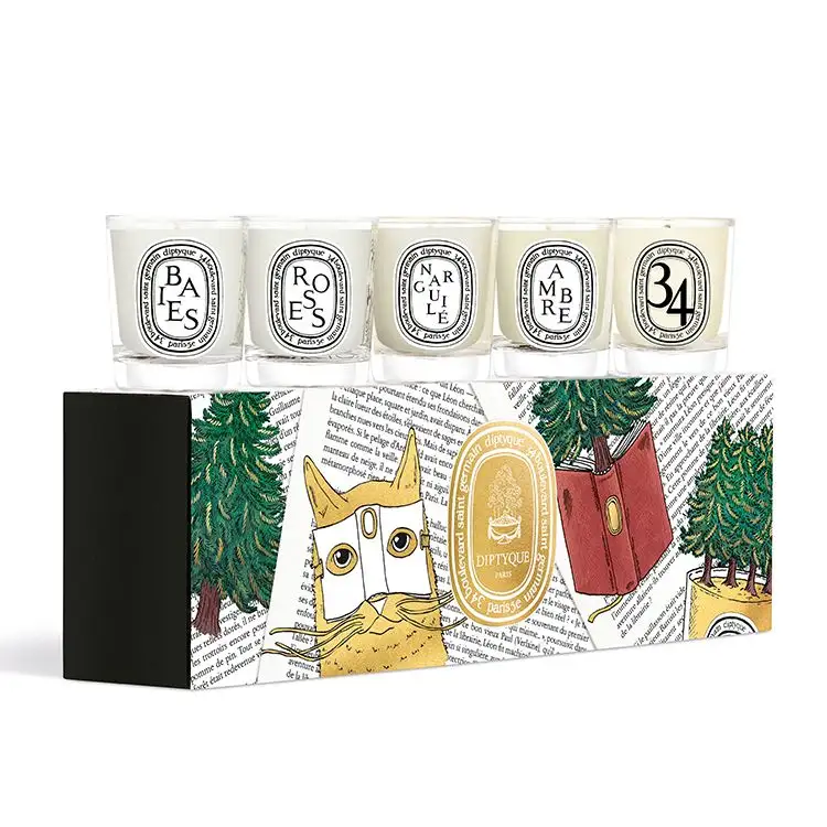 Diptyque 2025聖誕限量蠟燭禮盒-5入 HK$790/NT$3,400