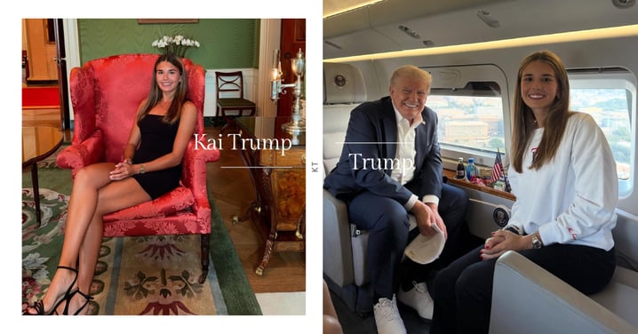 美國總統特朗普孫女不走仕途:Kai Trump靠600萬粉絲年收250萬美元成為Z世代新星,揭開她的影響力如何變現成真金?