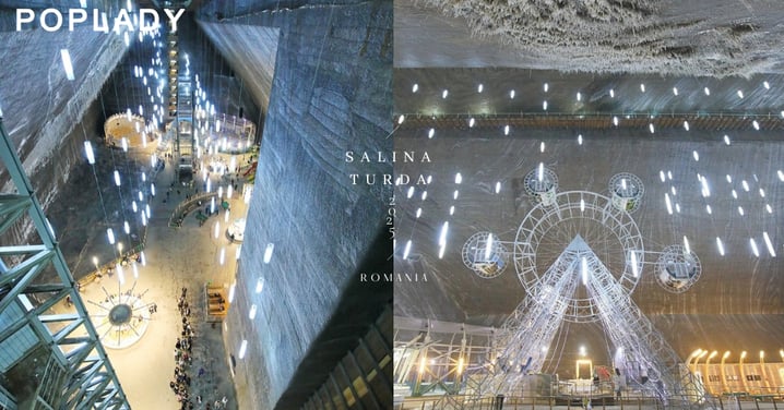 別再把旅行侷限在地表：羅馬尼亞超現實地底鹽城，把摩天輪搬到地心，宛如誤闖外星基底