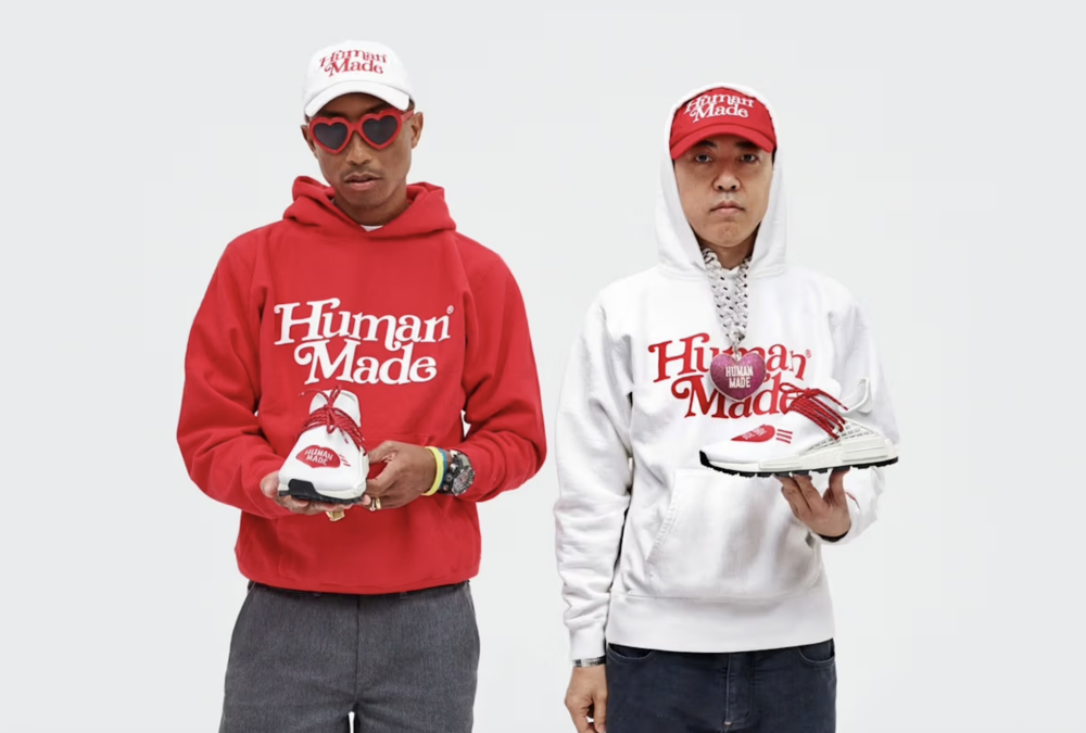 Human Made的崛起除了有創辦人NIGO外，身兼Louis Vuitton男裝創意總監的Pharrell Williams