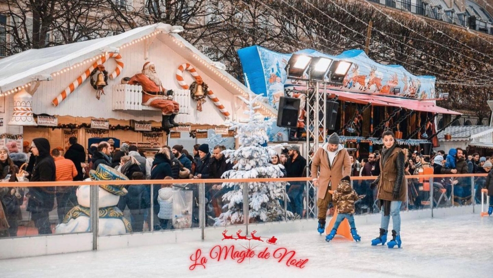 Marché de Noël des Tuileries（杜樂麗花園聖誕市集）：巴黎心臟地帶的經典冰場