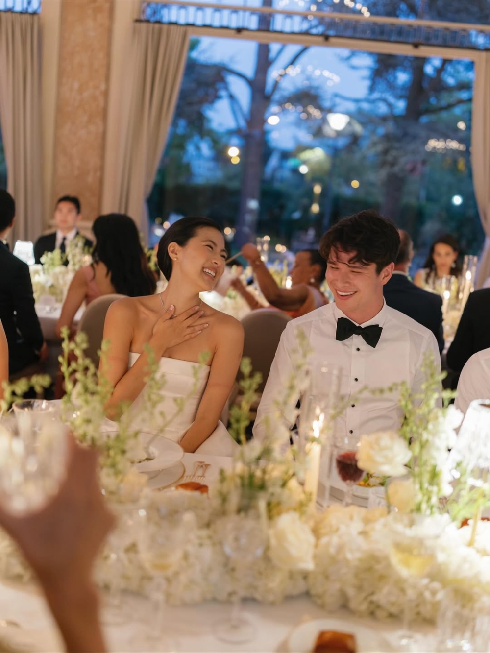 新郎Sean Taffin de Givenchy，出身於法國著名Givenchy世家。