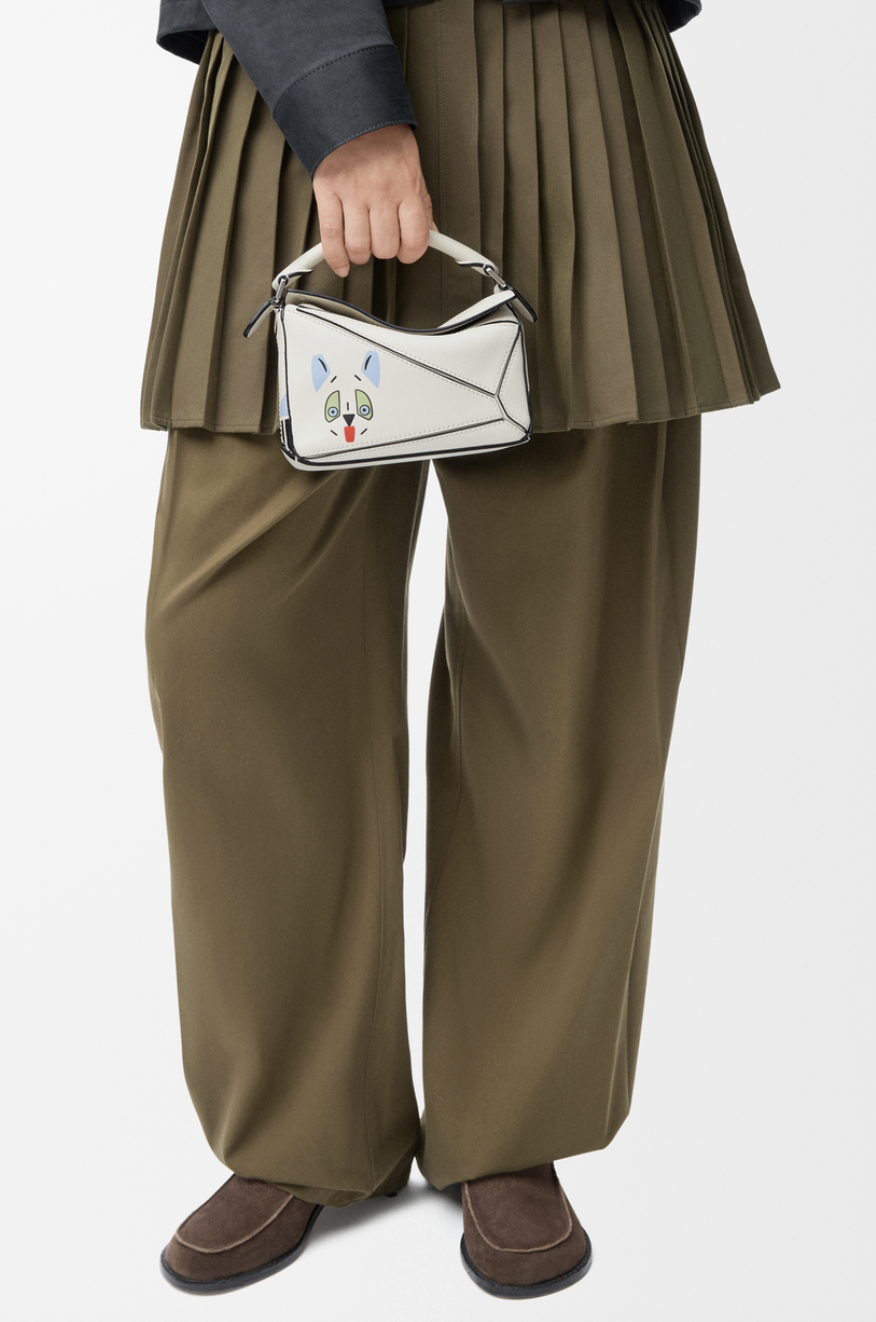 LOEWE Futurist Cat mini Puzzle bag in classic calfskin