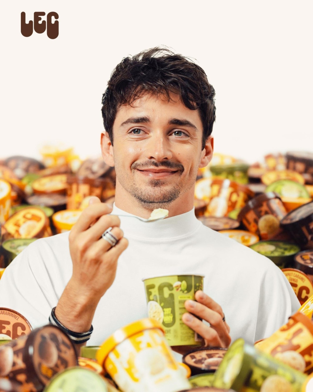 Charles Leclerc 將日常嗜好變成了品牌：他推出的冰淇淋品牌 LEC