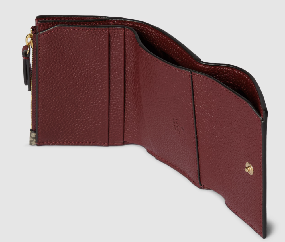 Gucci Bi-color GG Marmont mini wallet銀包