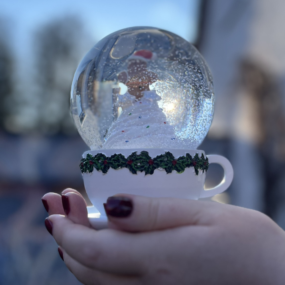 「雪花球呈現了一個完美的世界」