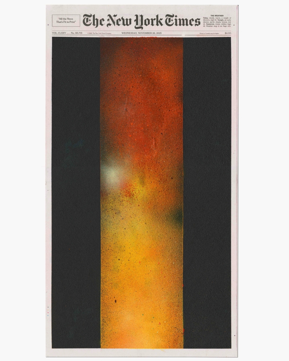 距離香港一萬兩千公里外的布魯克林，日本藝術家 Sho Shibuya 在清晨讀到這則消息時，選擇了一種特別的方式回應。