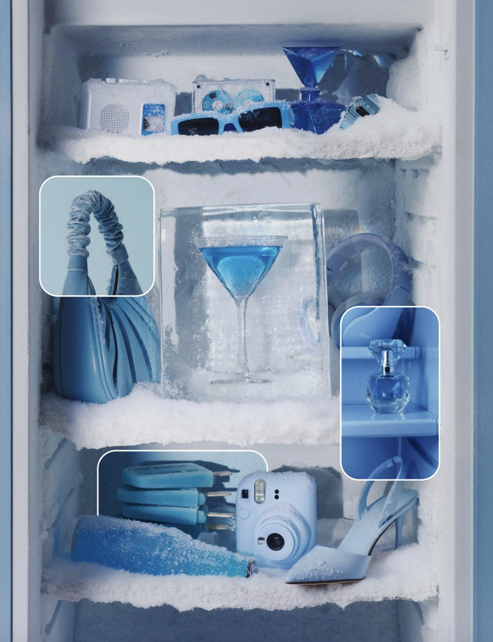 Cool Blue｜冰藍色的視覺降溫