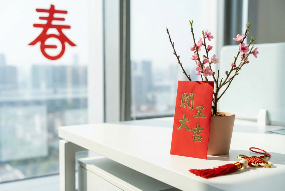 即使利是錢已取出，也不要急著丟掉空利是封，可收藏在辦公桌或文件夾中，象徵留住祝福與好運，持續催旺新一年事業運。