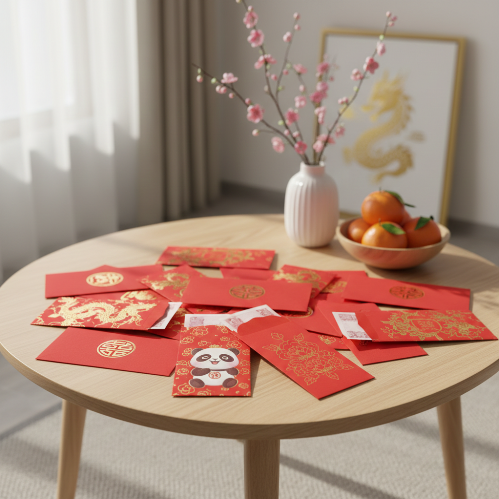 派利是最好選全新利是封，避免使用過時生肖或二手款；簡單紅色或低調燙金款最百搭，龍鳳、金魚等吉祥圖案適合長輩，卡通圖案適合晚輩，小心避開喪事或舊生肖圖案以免帶來不吉利。