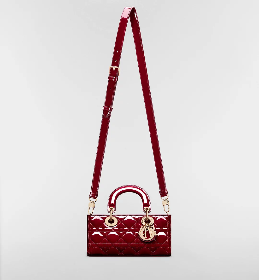 Dior Lady D-Joy小型包 櫻桃紅漆面