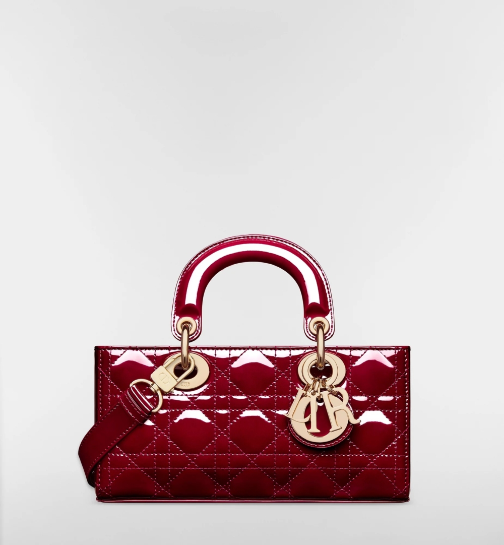 Dior Lady D-Joy小型包 櫻桃紅漆面