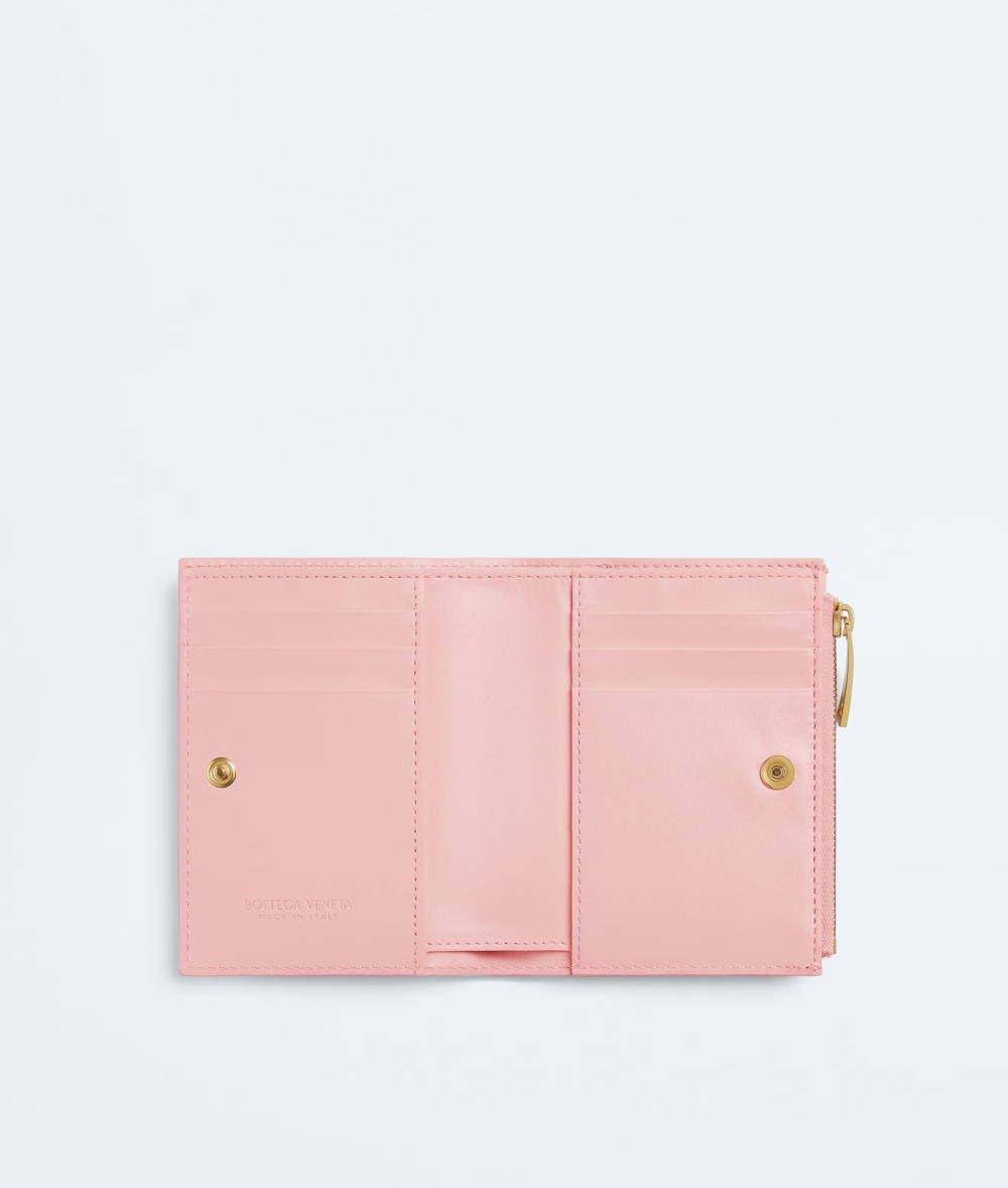 Bottega Veneta Intrecciato Small Bi-Fold Wallet