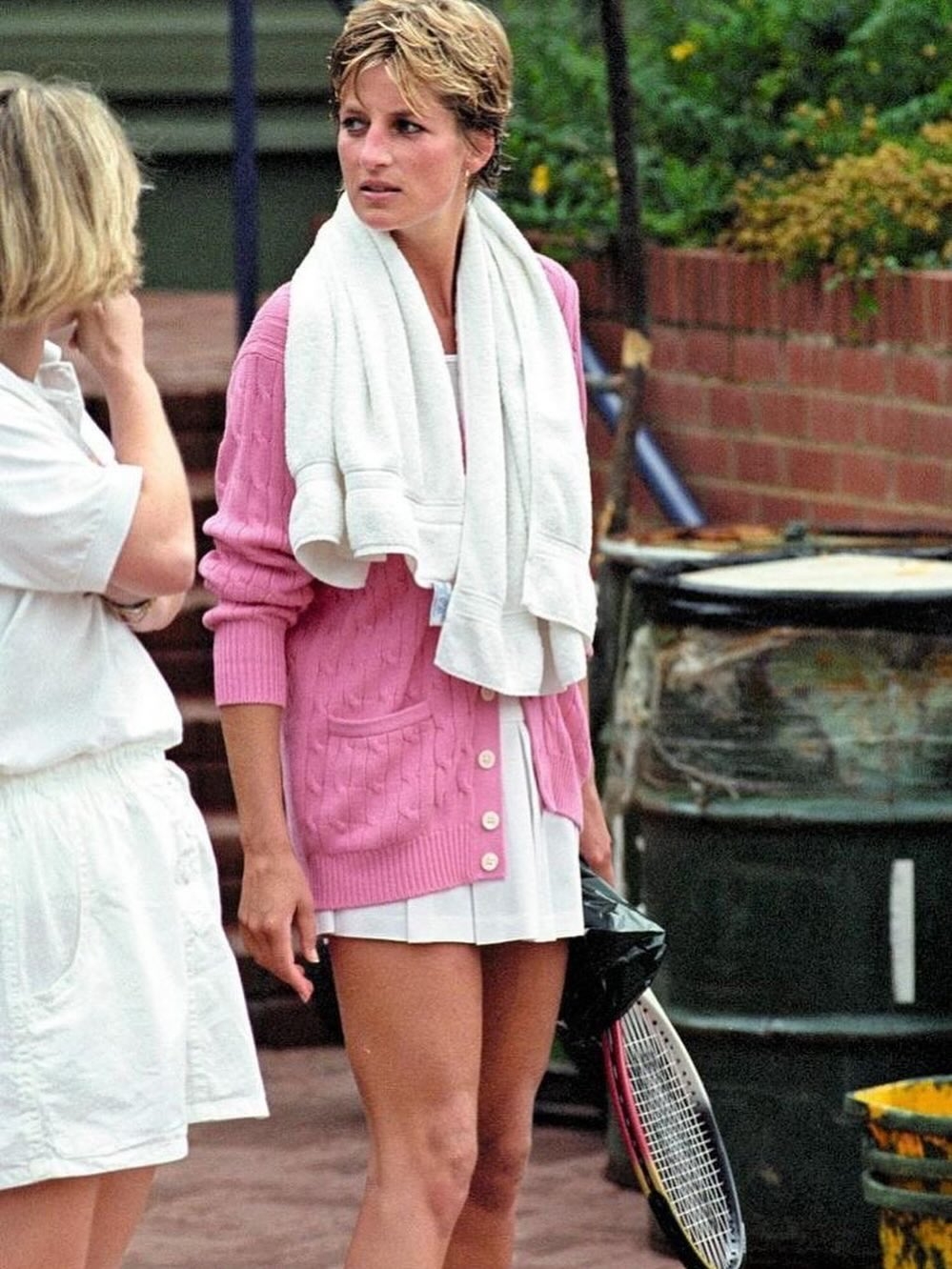 她隨手分享黛安娜王妃穿單車褲的照片