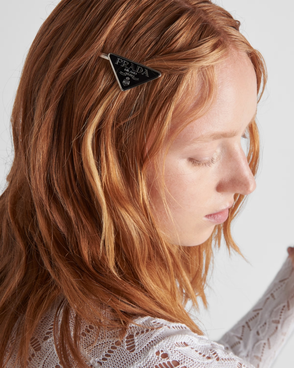 PRADA 金屬髮夾