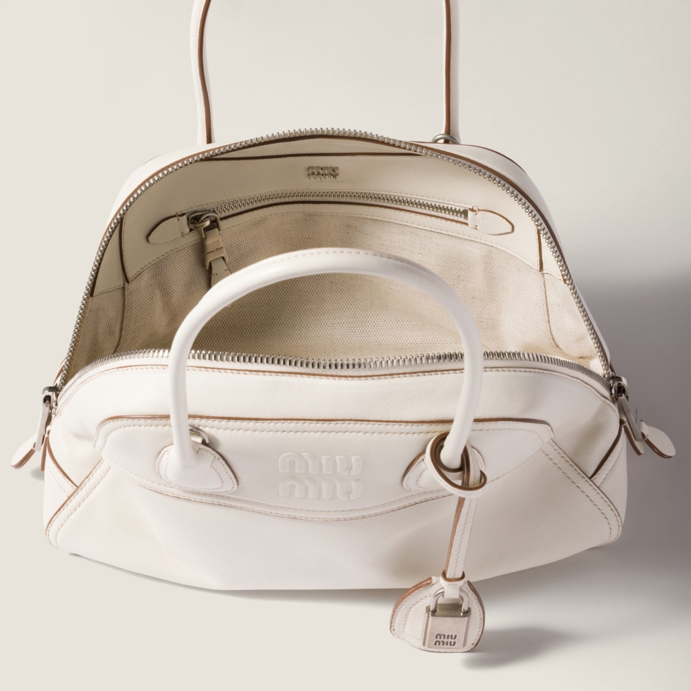 Miu Miu Vivant nappa leather bag