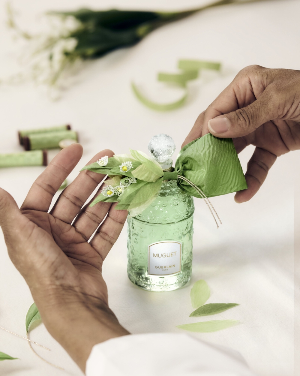 GUERLAIN 鈴蘭淡香水 錦綢珍繡蜂印瓶