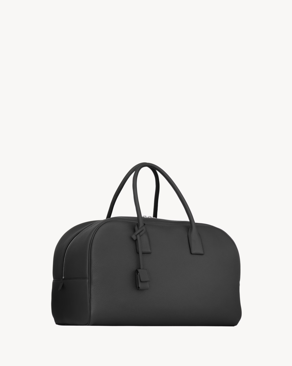 Saint Laurent BOWLING中號粒面皮革保齡球袋