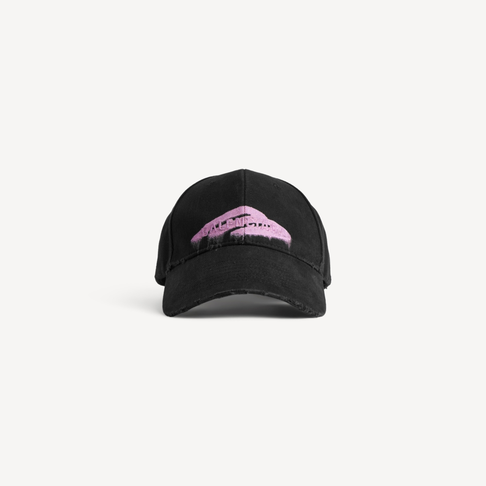 Balenciaga Women's Wet Brush Cap in Black