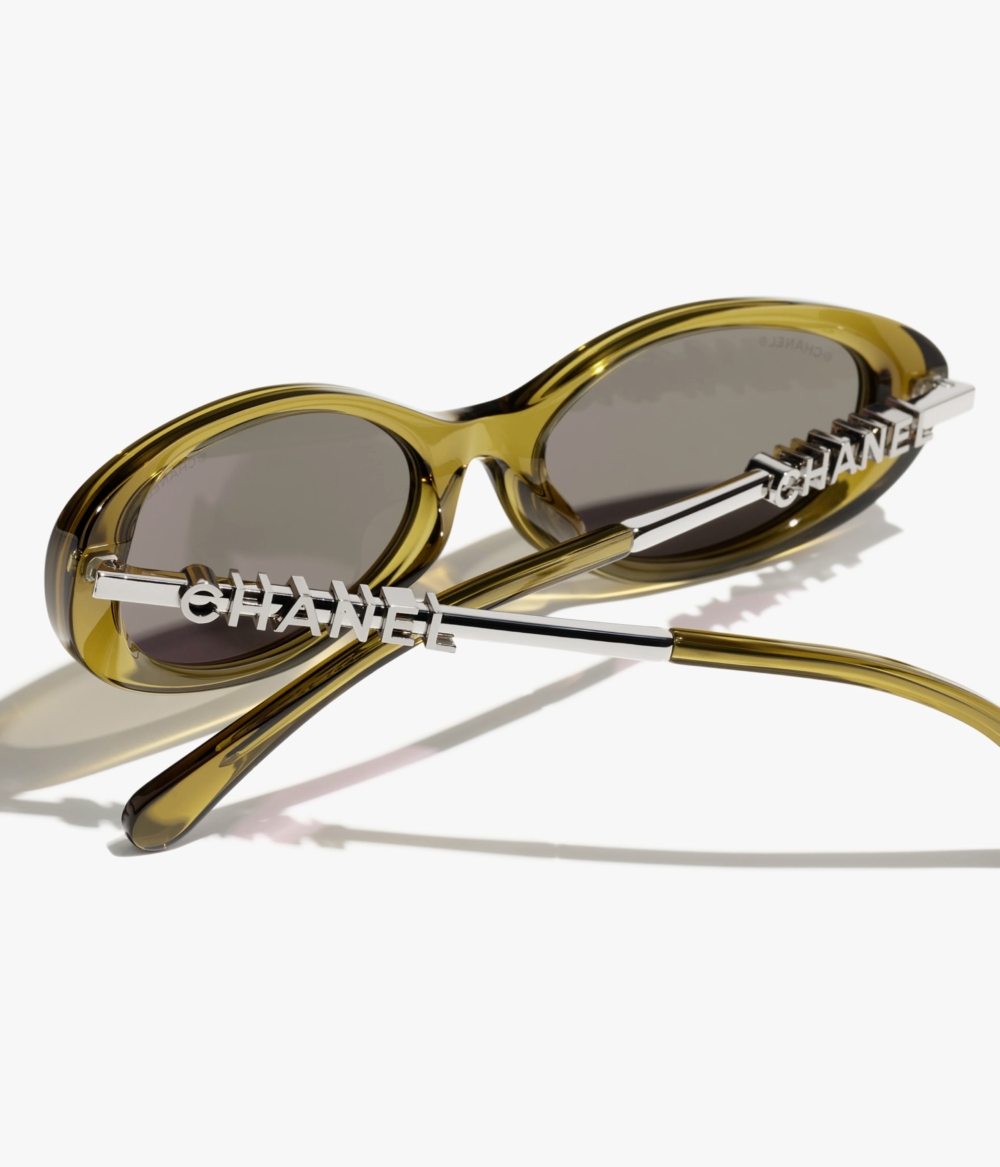 CHANEL 橢圓形太陽眼鏡 