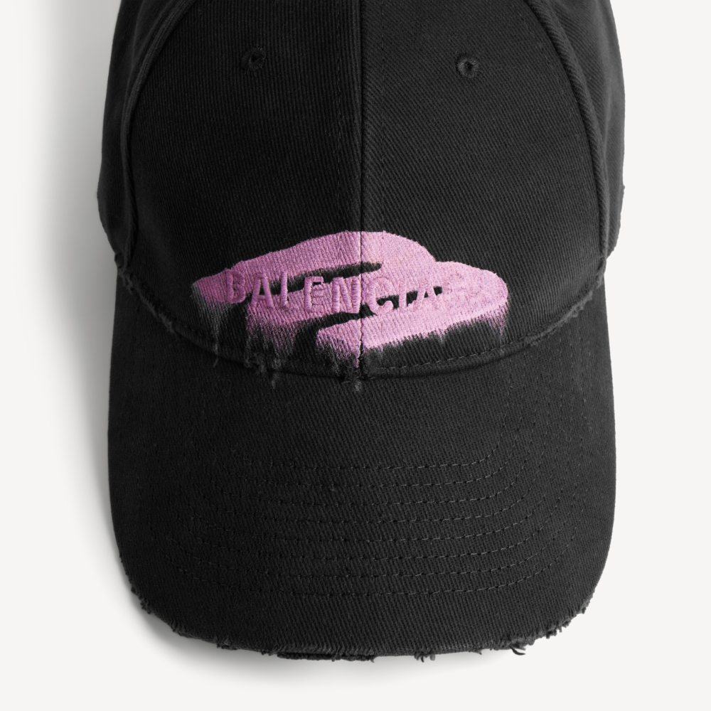 Balenciaga Women's Wet Brush Cap in Black