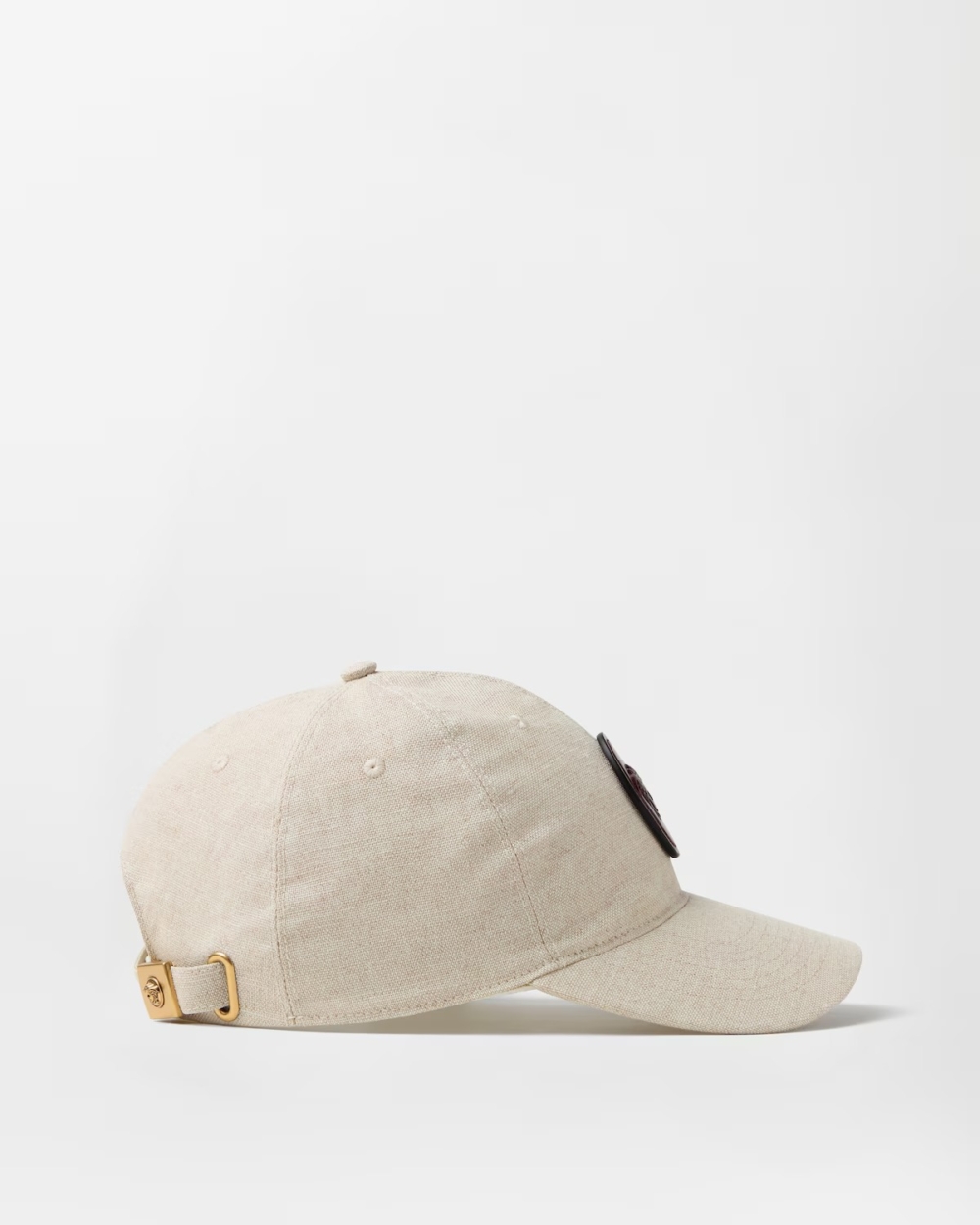 Versace Cotton & Linen Baseball Cap