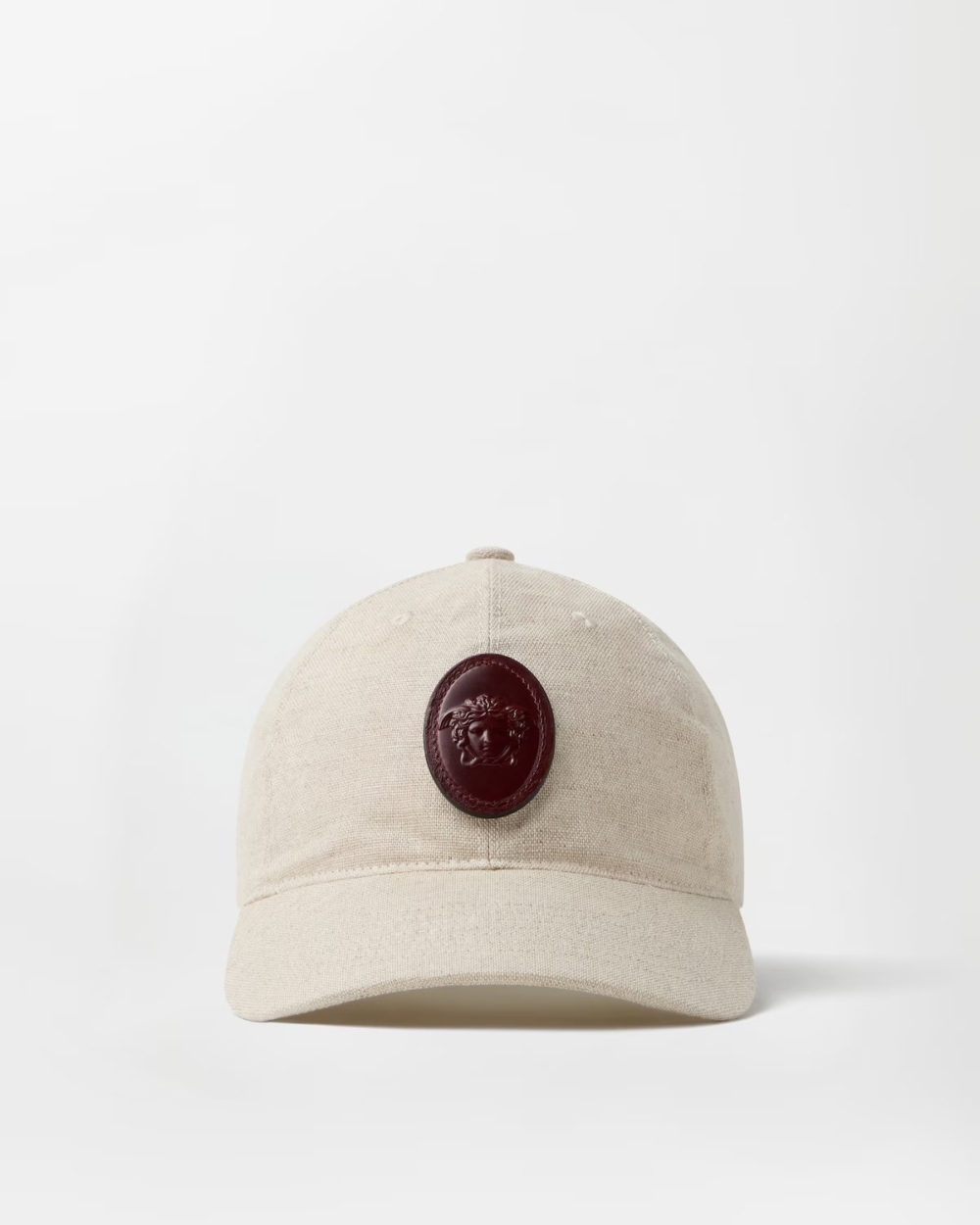 Versace Cotton & Linen Baseball Cap