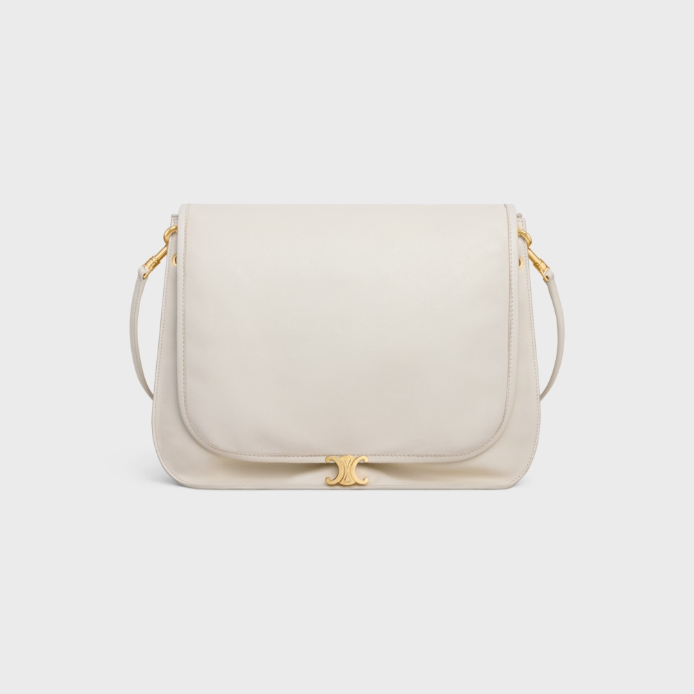 CELINE SOFT TRIOMPHE BESACE柔軟亮澤羊皮革手袋