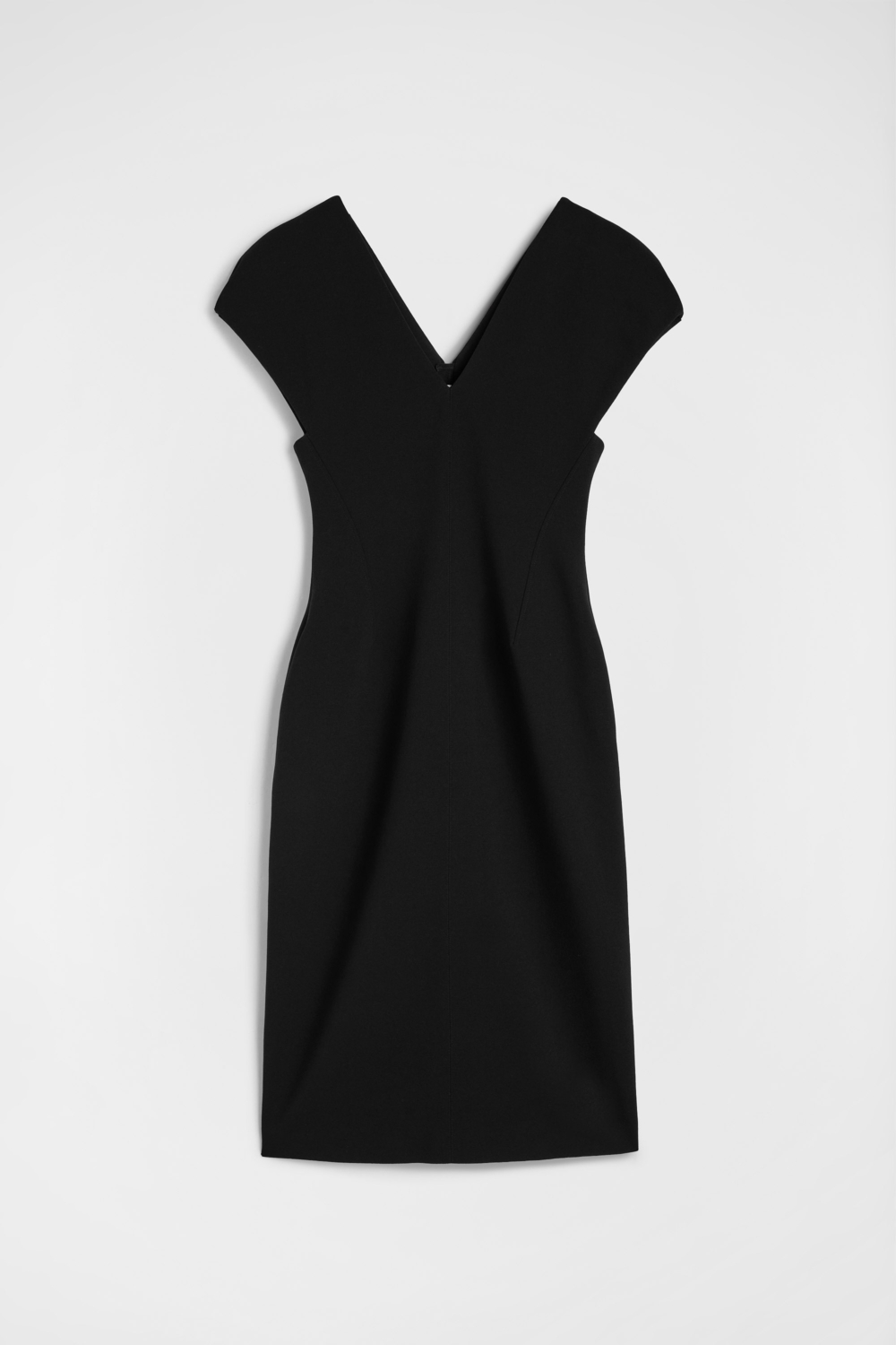 Abito con scollo a V in lana sablé，約HK$18,683／約NT$76,500